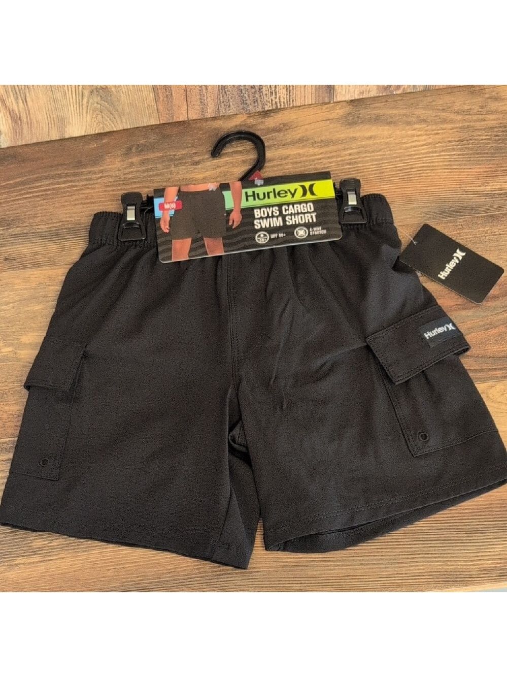 Hurley Boys Cargo Swim UPF Shorts M (8)                                 M114